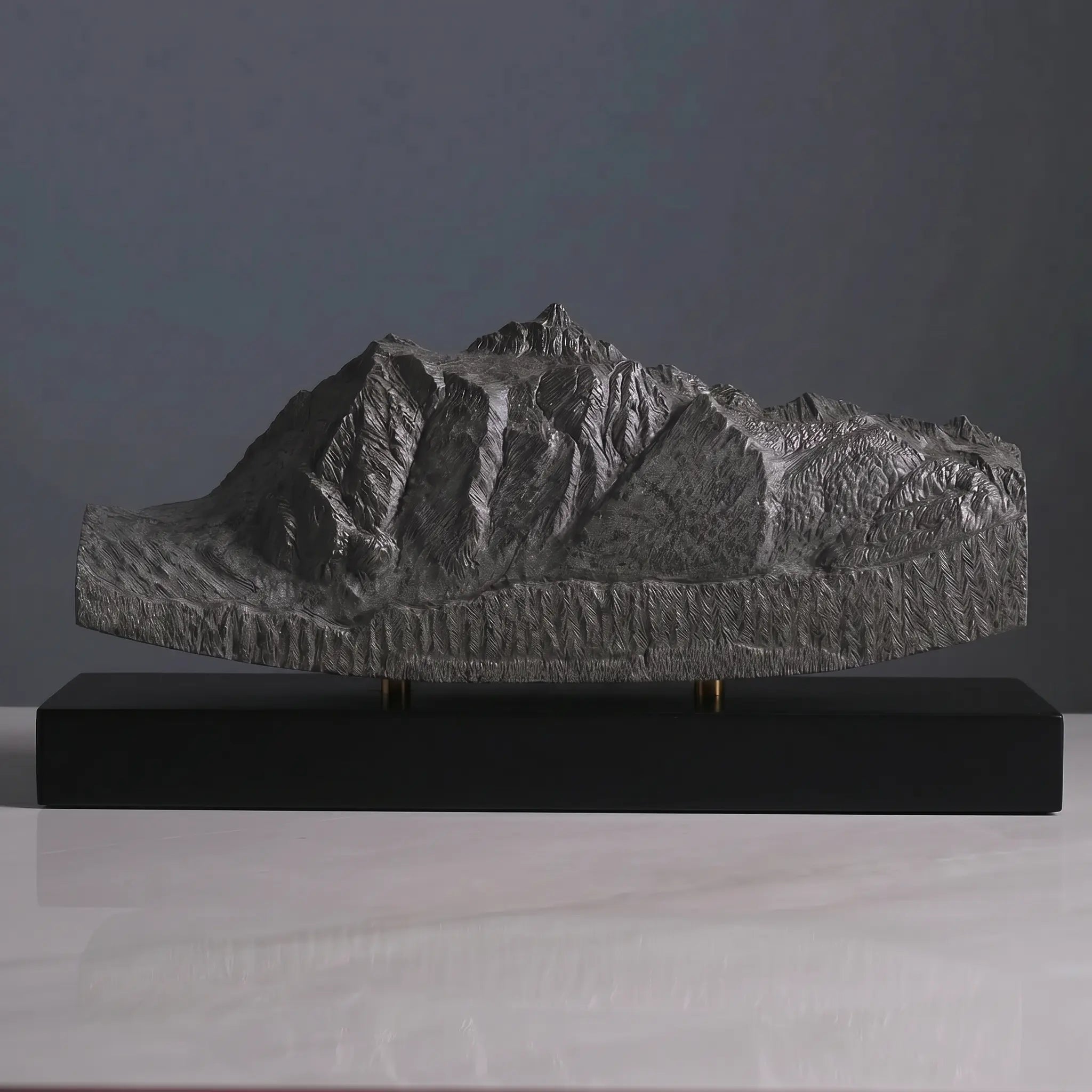 Mount Shuksan Sculpture (View from Picture Lake, Washington) Sculpted Peaks