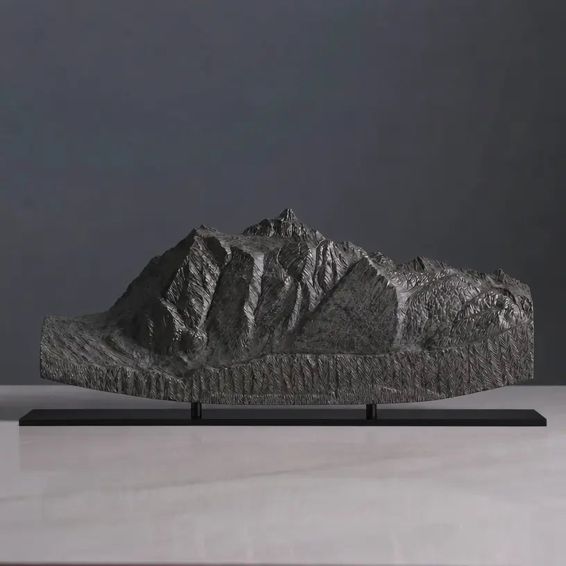 Mount Shuksan Sculpture (View from Picture Lake, Washington) Sculpted Peaks