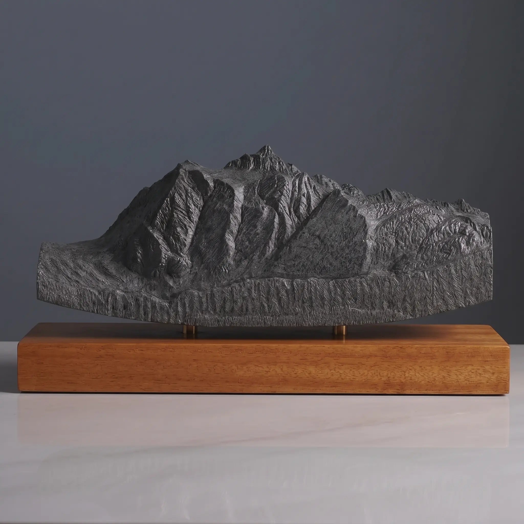 Mount Shuksan Sculpture (View from Picture Lake, Washington) Sculpted Peaks
