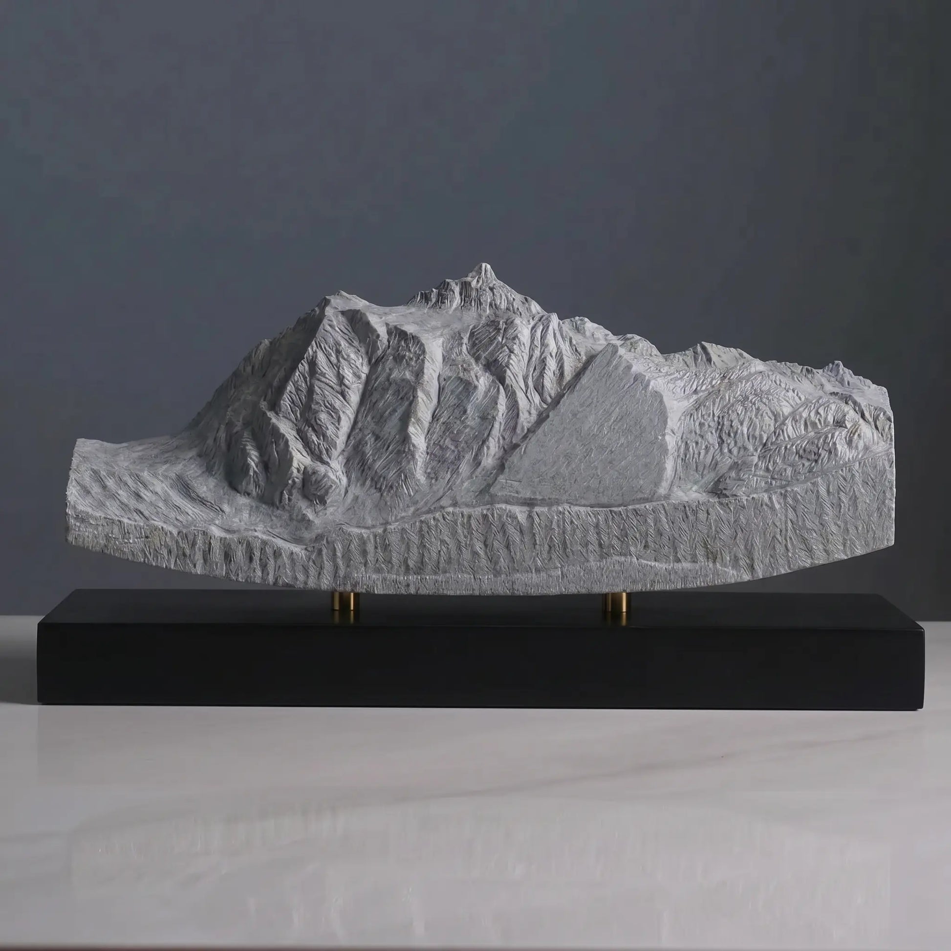 Mount Shuksan Sculpture (View from Picture Lake, Washington) Sculpted Peaks