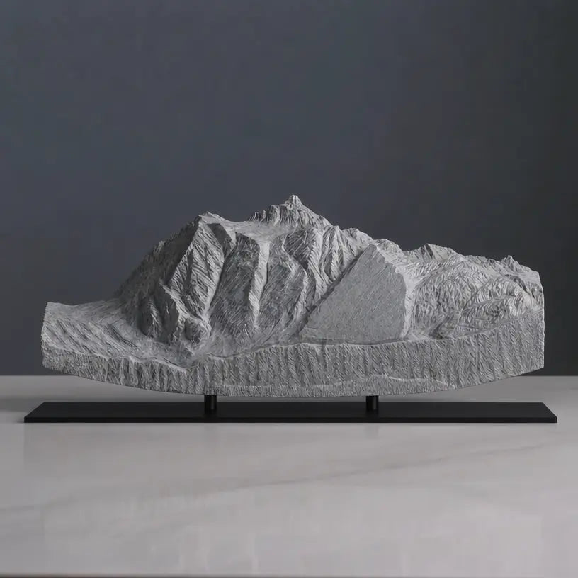 Mount Shuksan Sculpture (View from Picture Lake, Washington) Sculpted Peaks