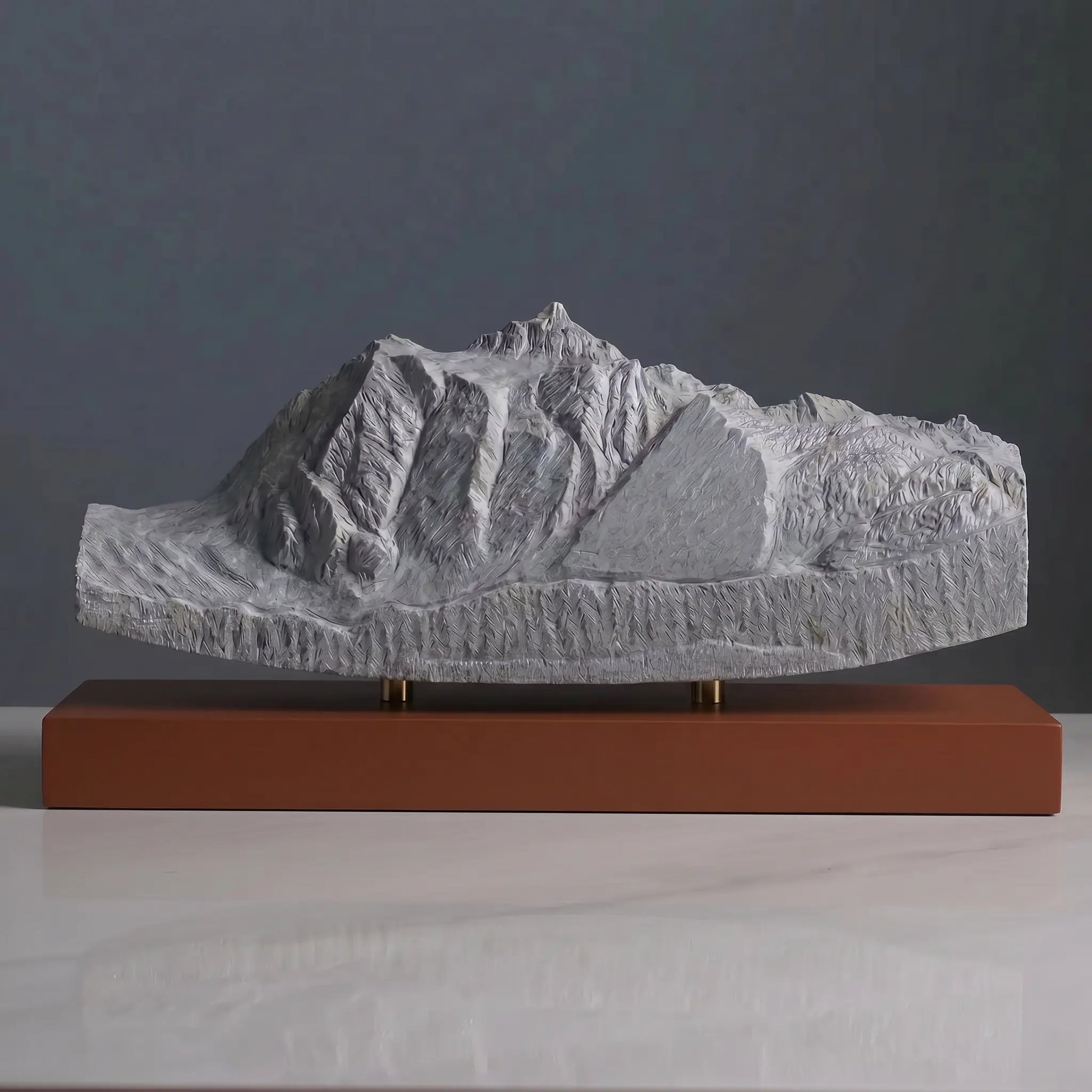 Mount Shuksan Sculpture (View from Picture Lake, Washington) Sculpted Peaks