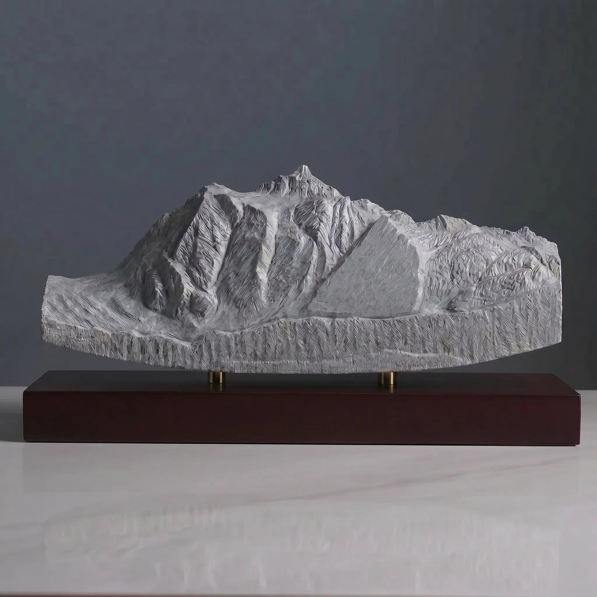 Mount Shuksan Sculpture (View from Picture Lake, Washington) Sculpted Peaks