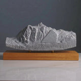 Mount Shuksan Sculpture (View from Picture Lake, Washington) Sculpted Peaks