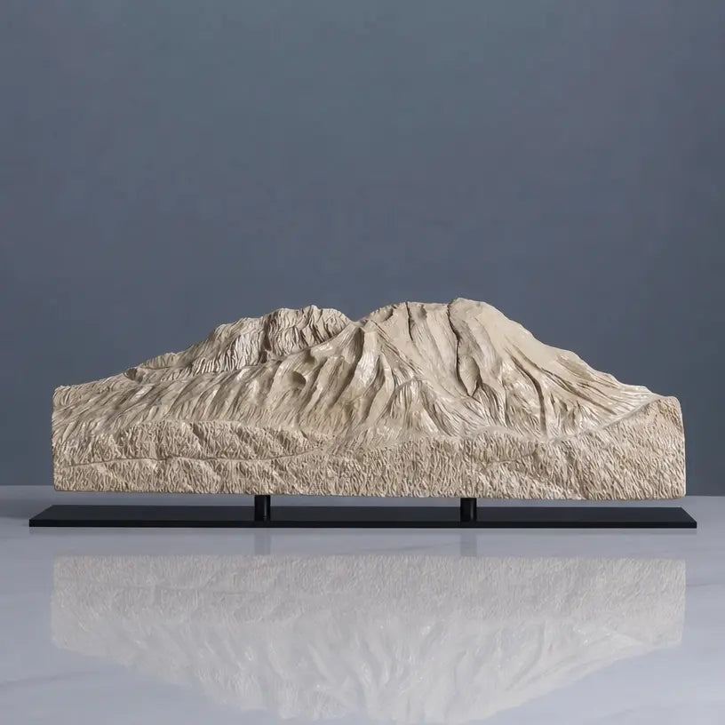 Mount St. Helens Sculpture (View from Elk Rock, Cascade Range, Washington) Sculpted Peaks