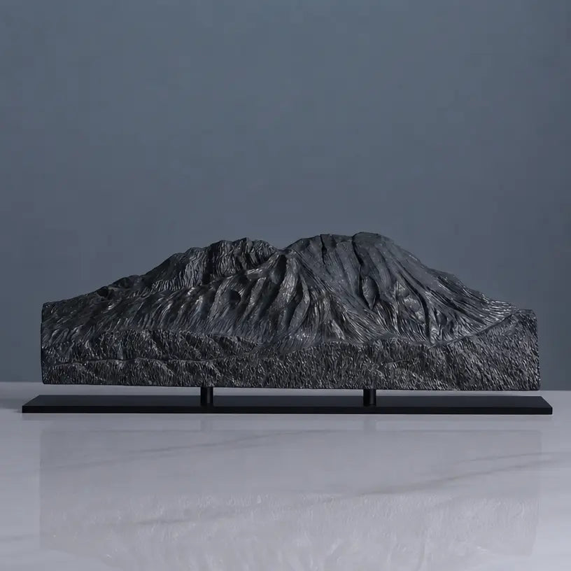 Mount St. Helens Sculpture (View from Elk Rock, Cascade Range, Washington) Sculpted Peaks
