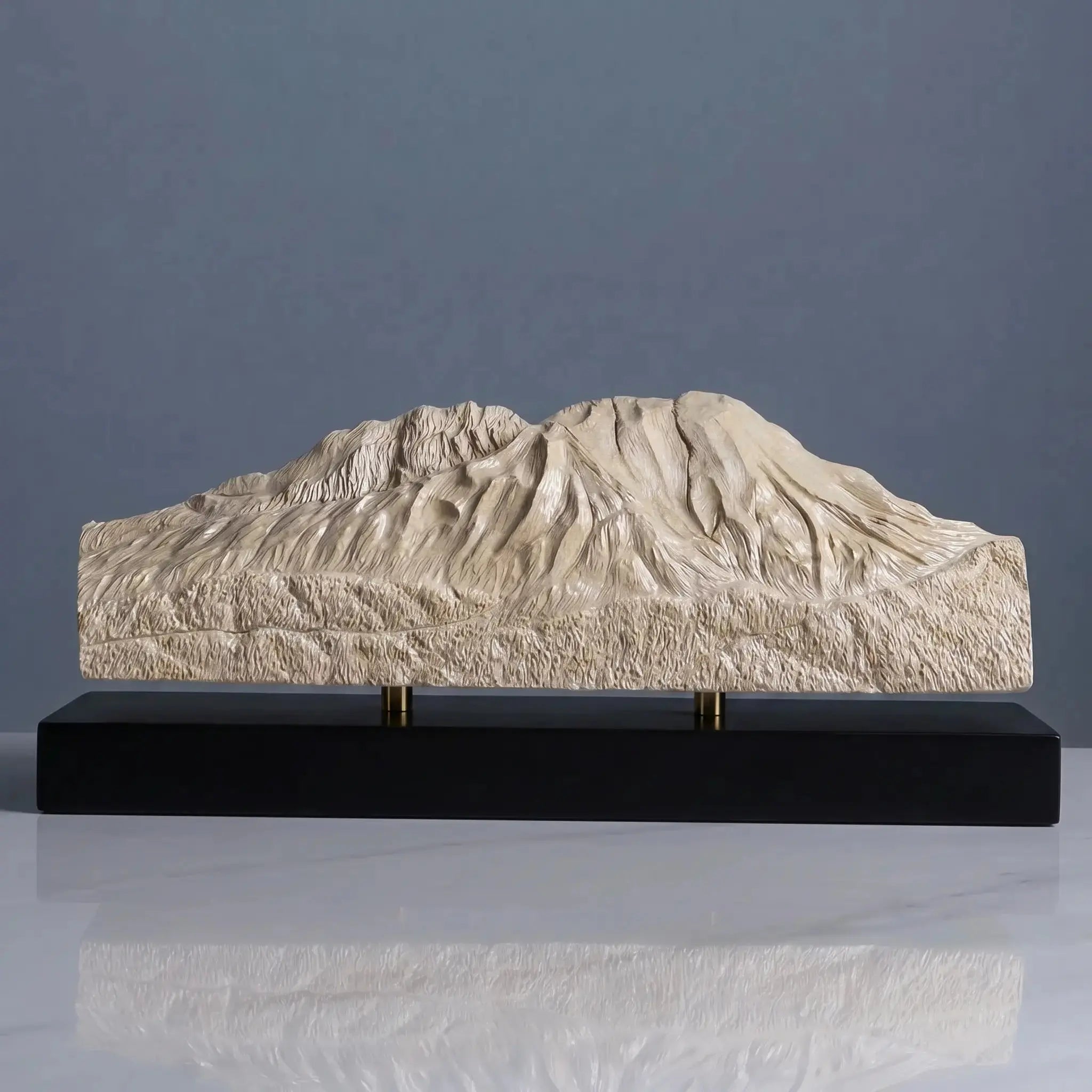 Mount St. Helens Sculpture (View from Elk Rock, Cascade Range, Washington) Sculpted Peaks