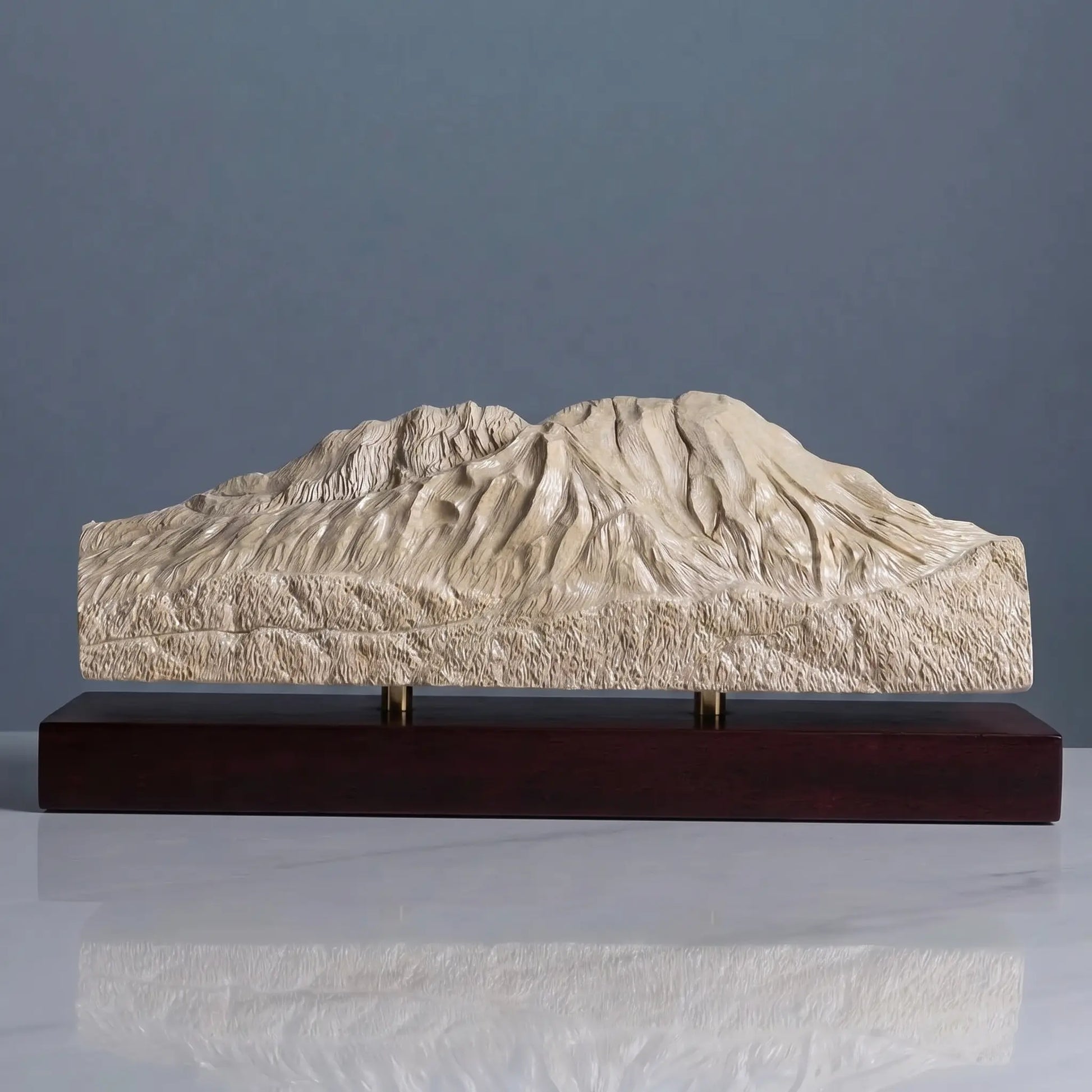 Mount St. Helens Sculpture (View from Elk Rock, Cascade Range, Washington) Sculpted Peaks