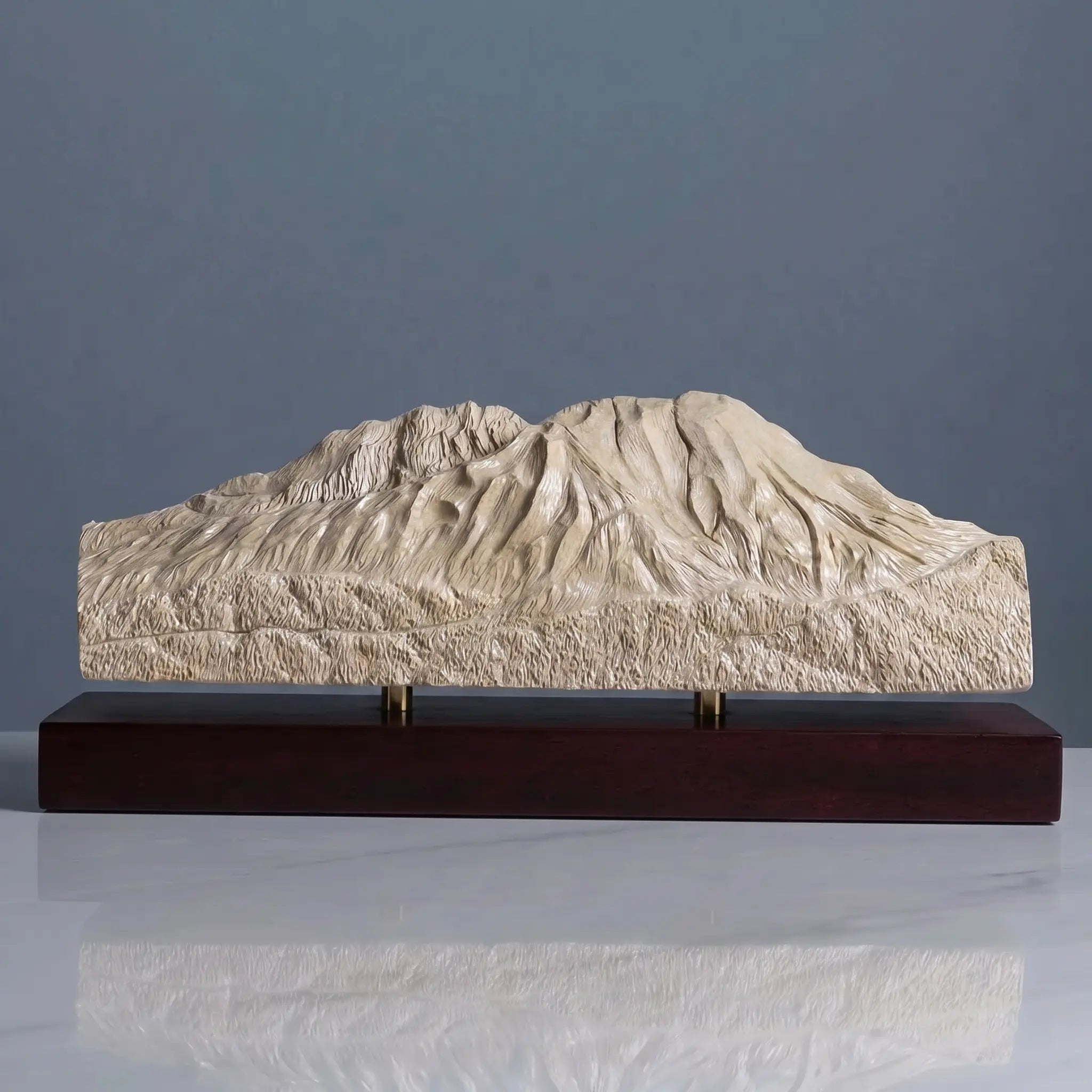 Mount St. Helens Sculpture (View from Elk Rock, Cascade Range, Washington) Sculpted Peaks