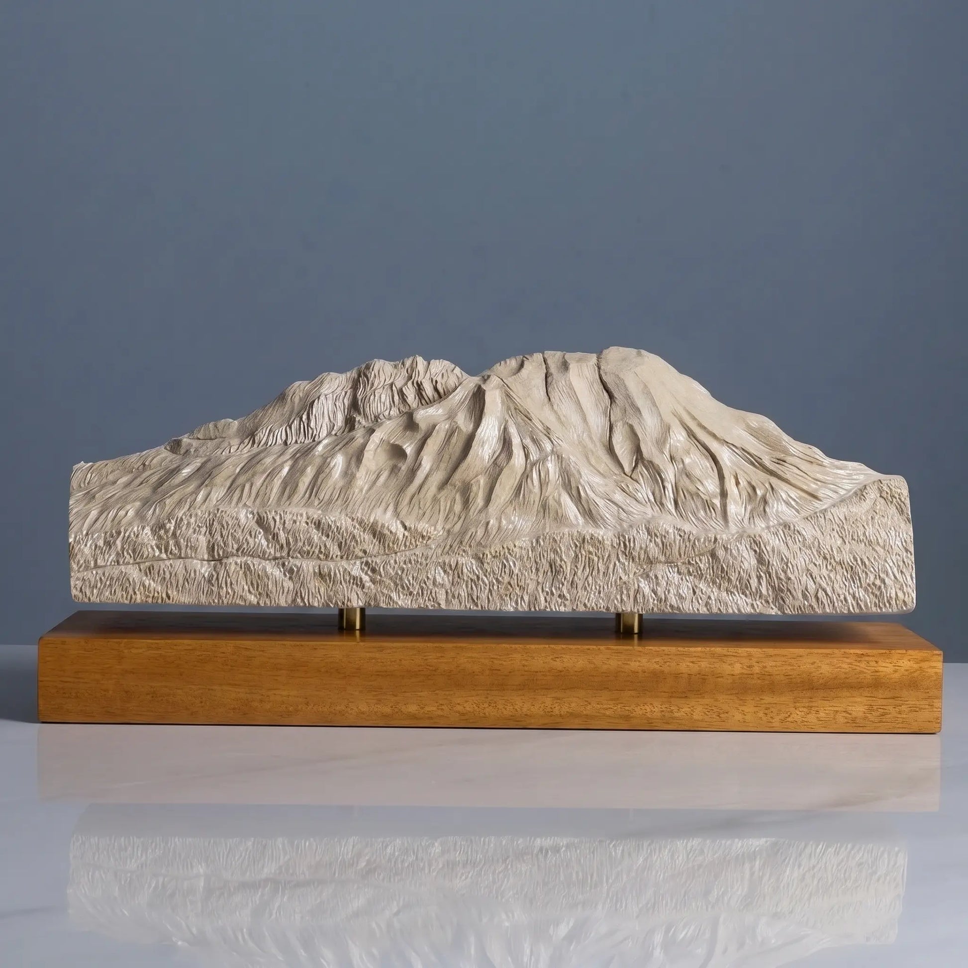 Mount St. Helens Sculpture (View from Elk Rock, Cascade Range, Washington) Sculpted Peaks