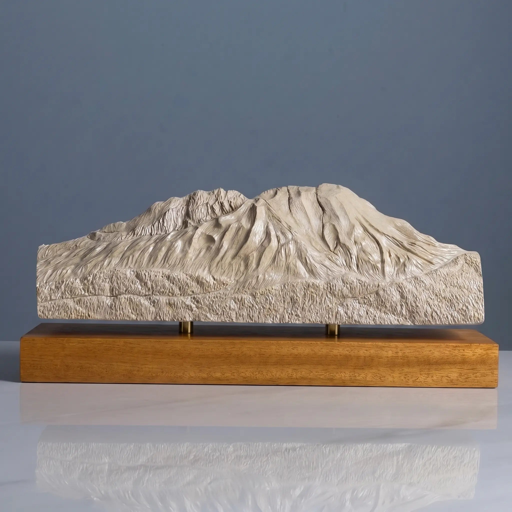 Mount St. Helens Sculpture (View from Elk Rock, Cascade Range, Washington) Sculpted Peaks