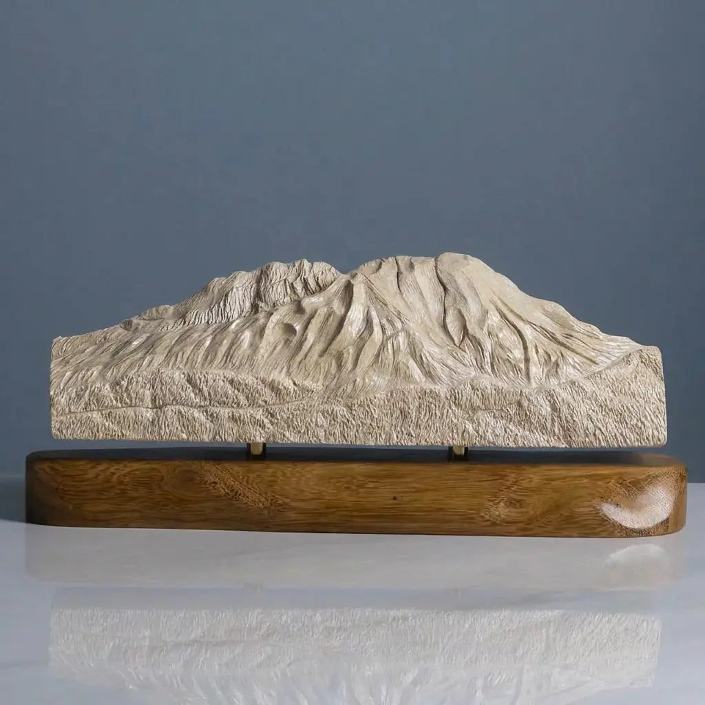 Mount St. Helens Sculpture (View from Elk Rock, Cascade Range, Washington) Sculpted Peaks