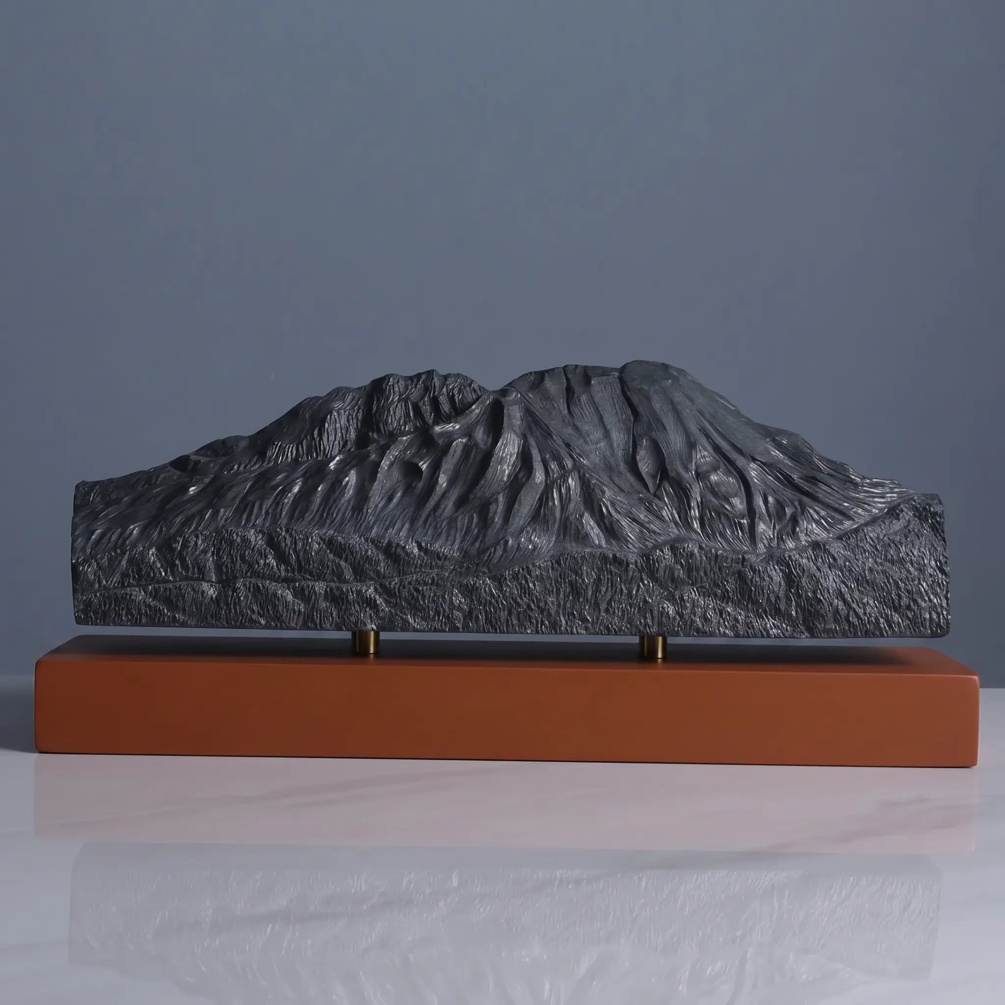 Mount St. Helens Sculpture (View from Elk Rock, Cascade Range, Washington) Sculpted Peaks