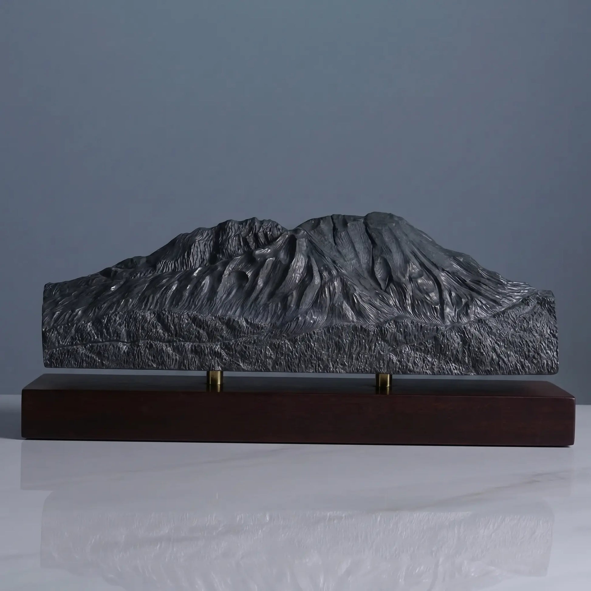 Mount St. Helens Sculpture (View from Elk Rock, Cascade Range, Washington) Sculpted Peaks