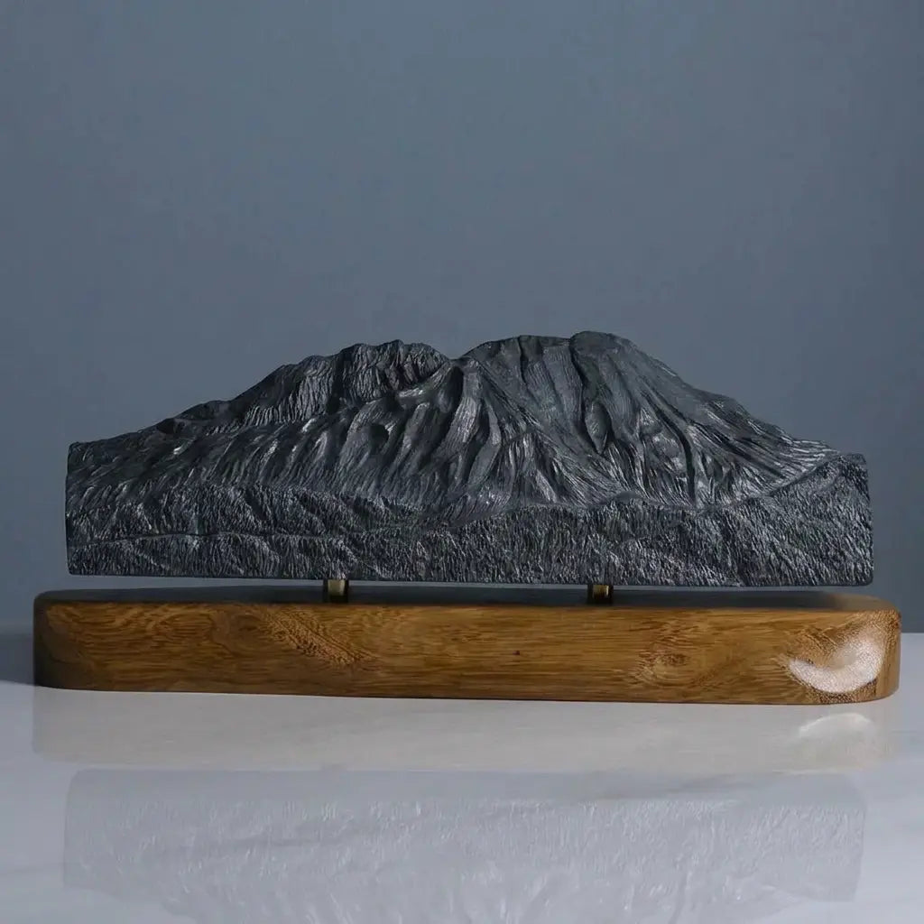Mount St. Helens Sculpture (View from Elk Rock, Cascade Range, Washington) Sculpted Peaks