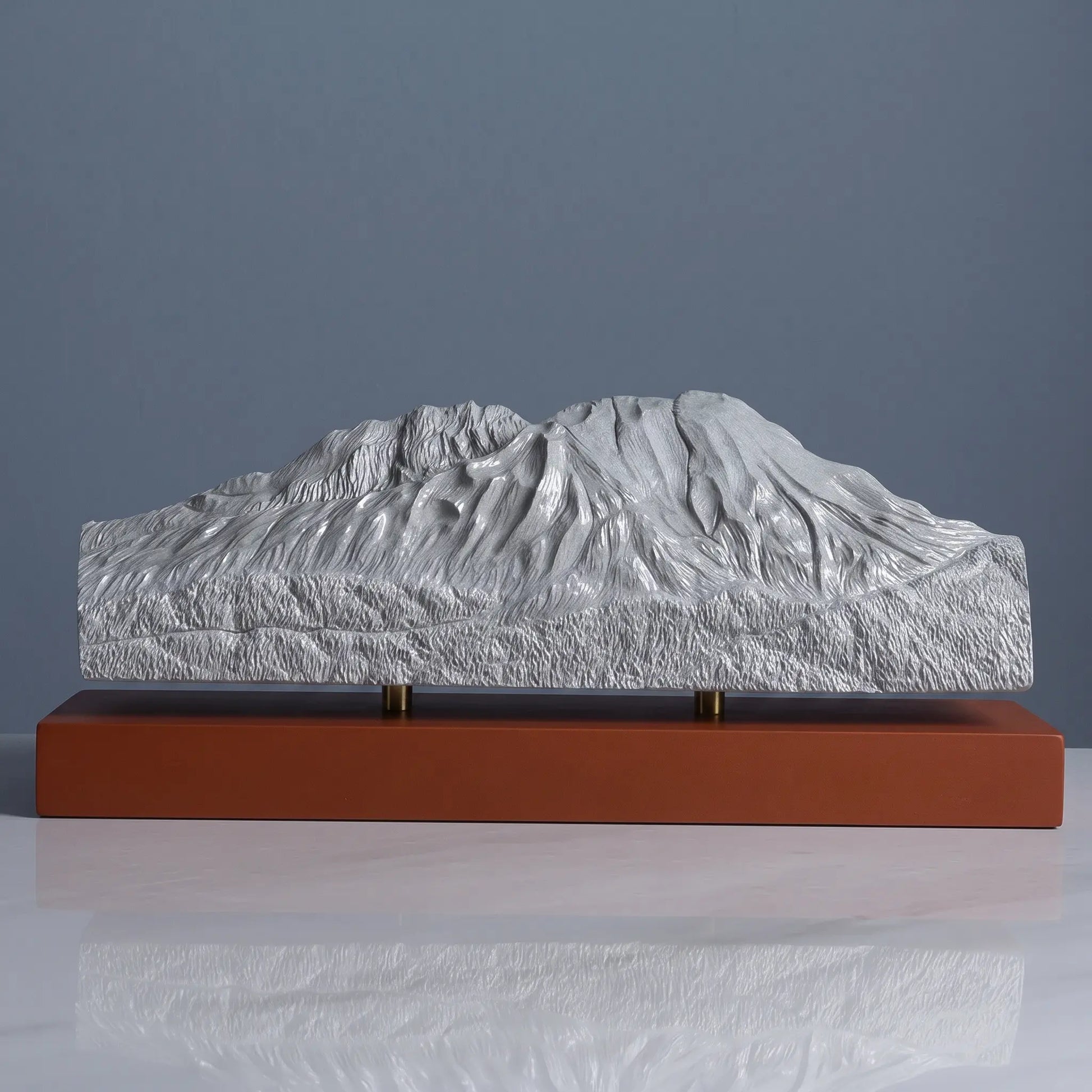 Mount St. Helens Sculpture (View from Elk Rock, Cascade Range, Washington) Sculpted Peaks