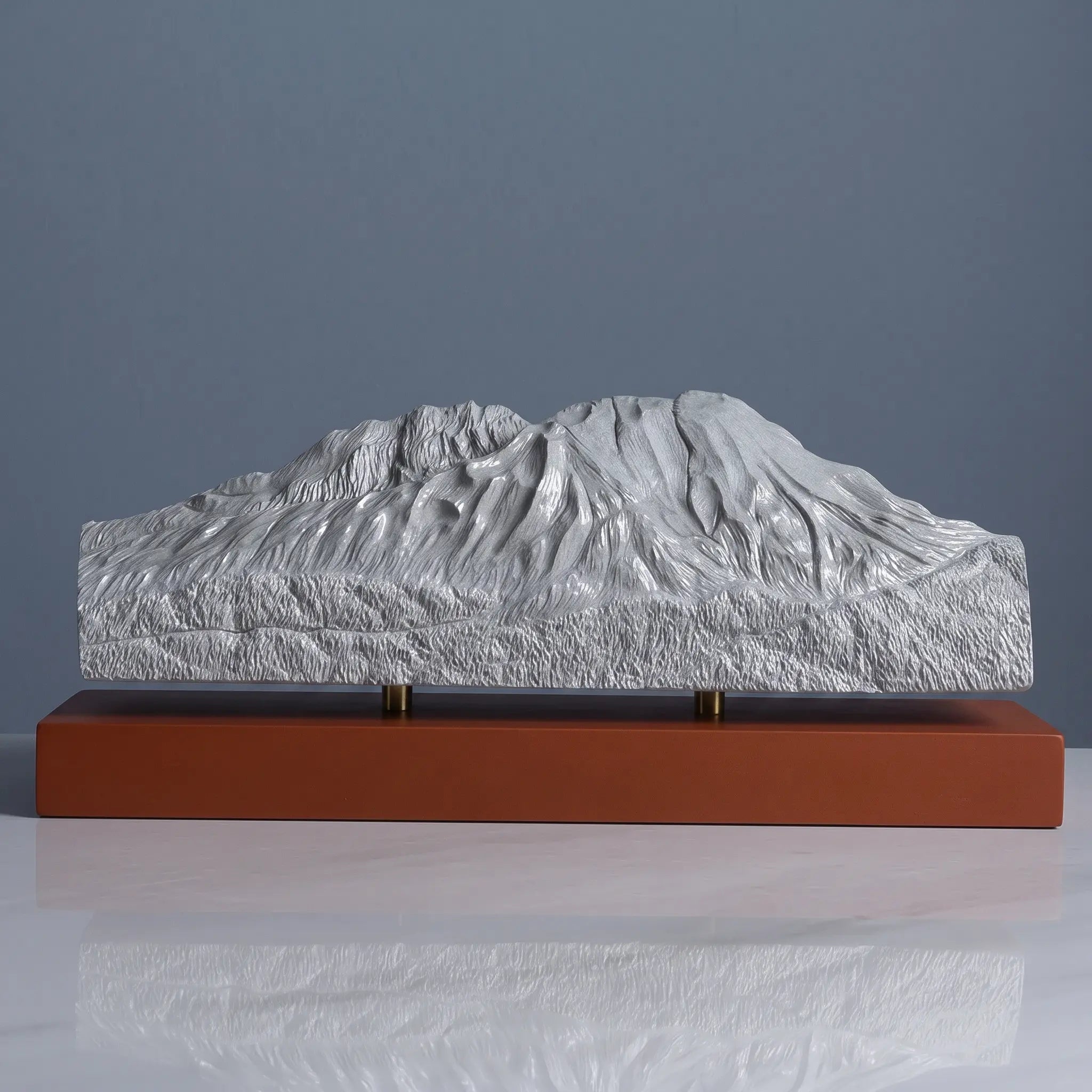 Mount St. Helens Sculpture (View from Elk Rock, Cascade Range, Washington) Sculpted Peaks