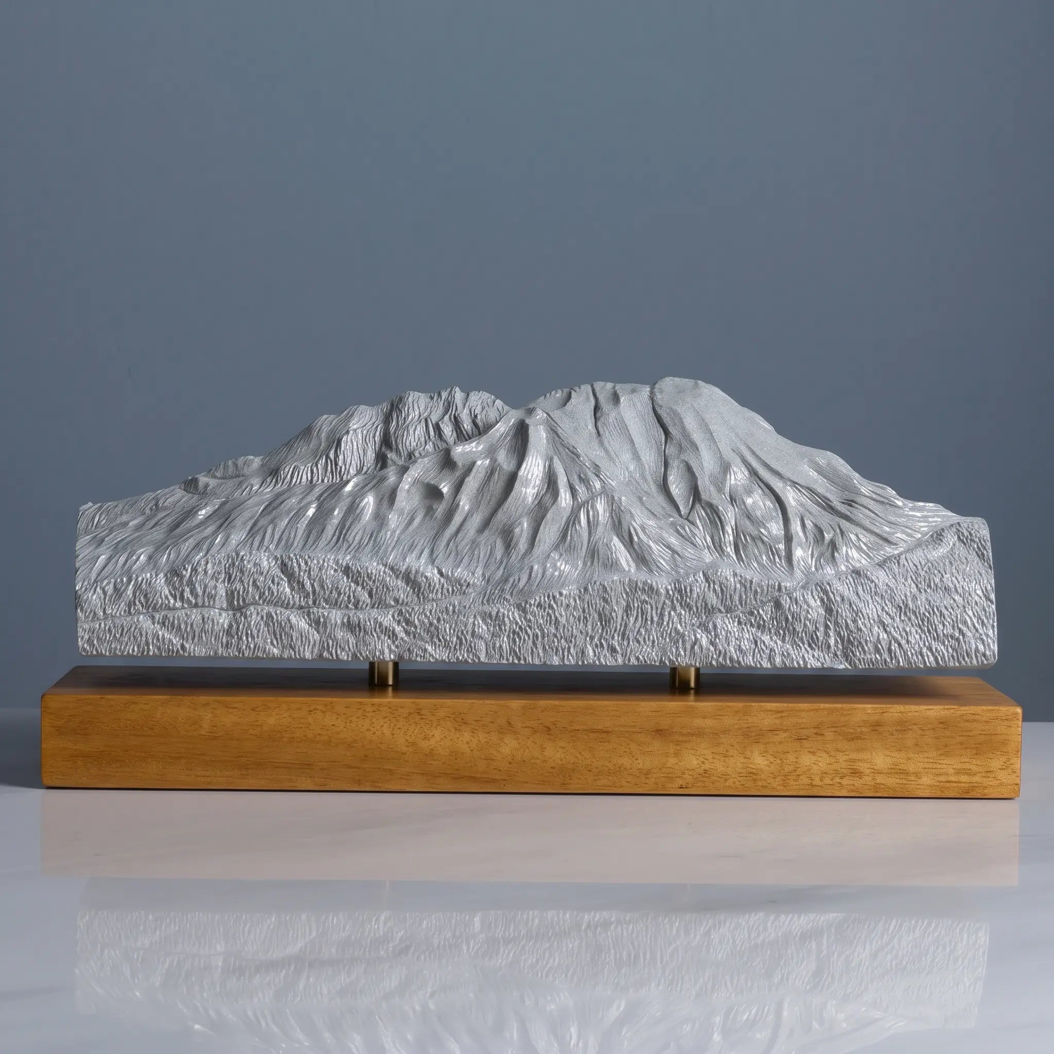 Mount St. Helens Sculpture (View from Elk Rock, Cascade Range, Washington) Sculpted Peaks