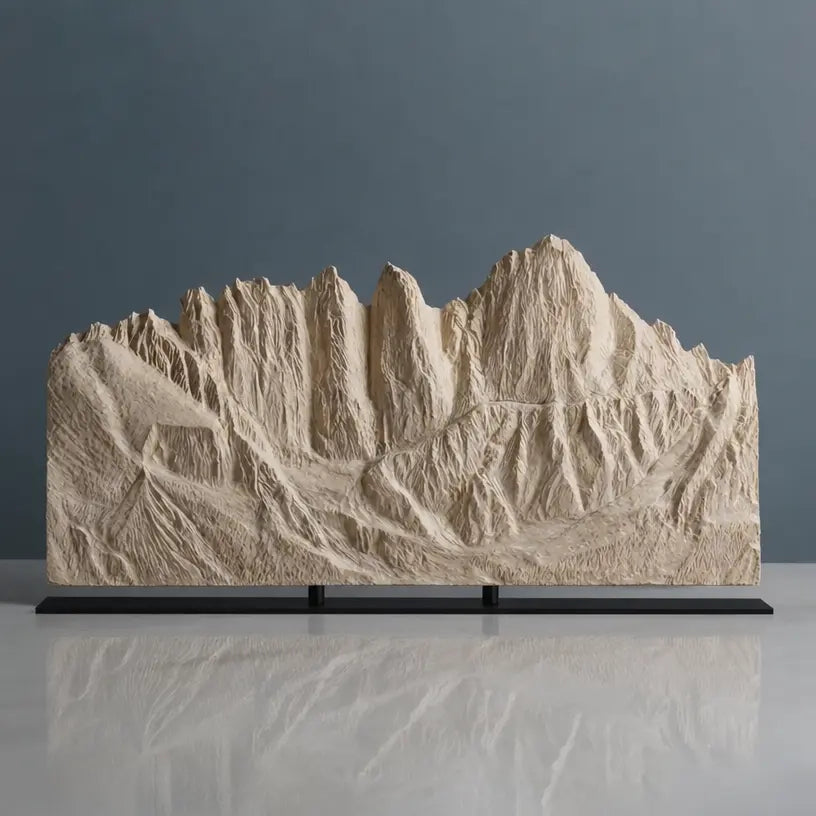 Mount Whitney Sculpture (View from Lone Pine, California) - Special Edition Sculpted Peaks