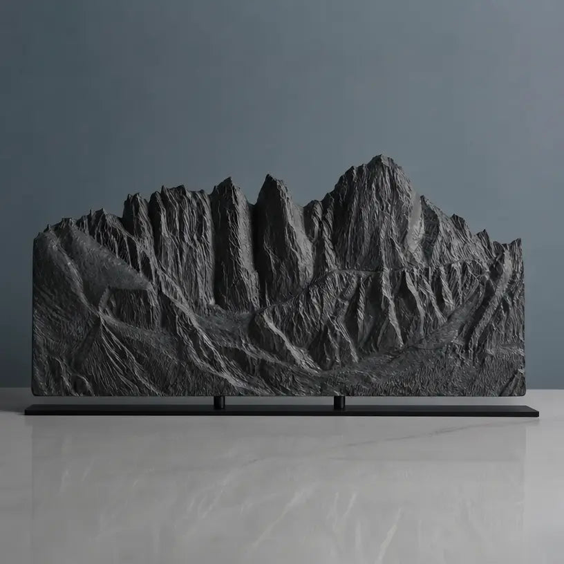 Mount Whitney Sculpture (View from Lone Pine, California) - Special Edition Sculpted Peaks