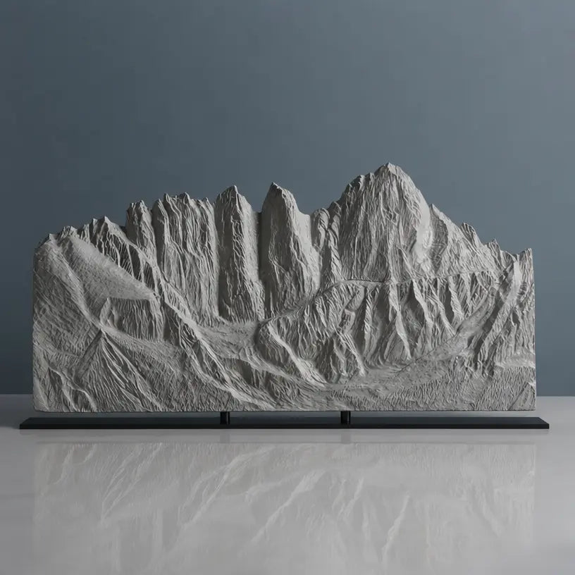 Mount Whitney Sculpture (View from Lone Pine, California) - Special Edition Sculpted Peaks
