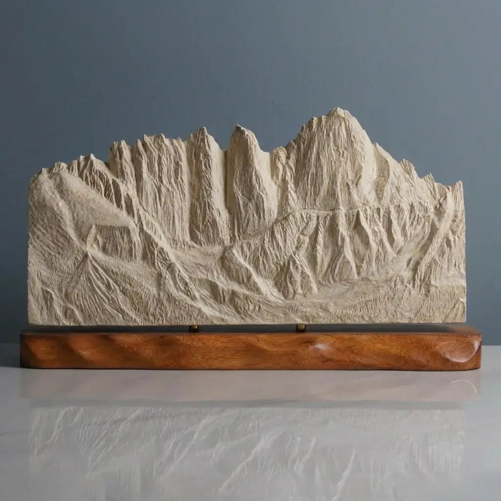 Mount Whitney Sculpture (View from Lone Pine, California) - Special Edition Sculpted Peaks