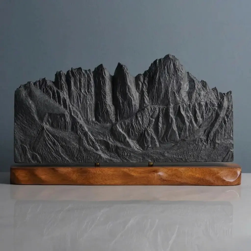 Mount Whitney Sculpture (View from Lone Pine, California) - Special Edition Sculpted Peaks