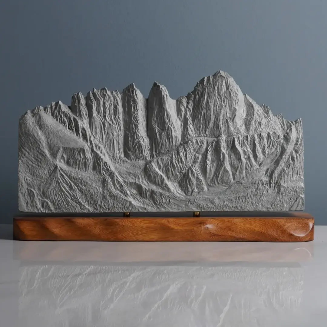 Mount Whitney Sculpture (View from Lone Pine, California) - Special Edition Sculpted Peaks