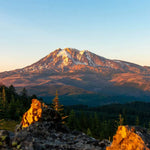 Mount Adams Sculpture (View from Trout Lake, Cascade Range, Washington) Sculpted Peaks