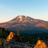 Mount Adams Sculpture (View from Trout Lake, Cascade Range, Washington) Sculpted Peaks