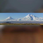 Mount Ararat Sculpture (View from Armenian Plains) Sculpted Peaks