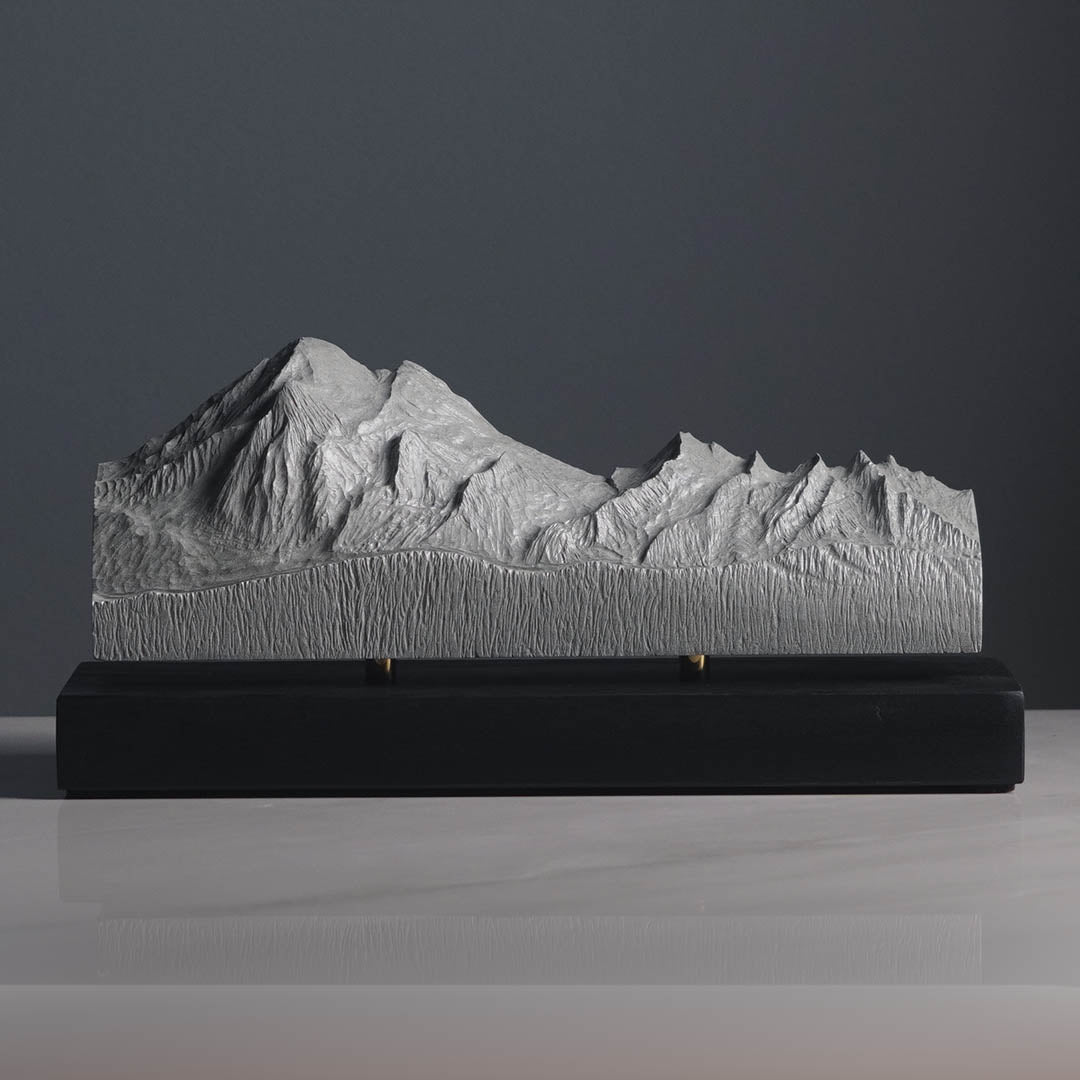 Mount Baker Sculpture (View from Bellingham Bay, Cascade Range, Washington) Sculpted Peaks