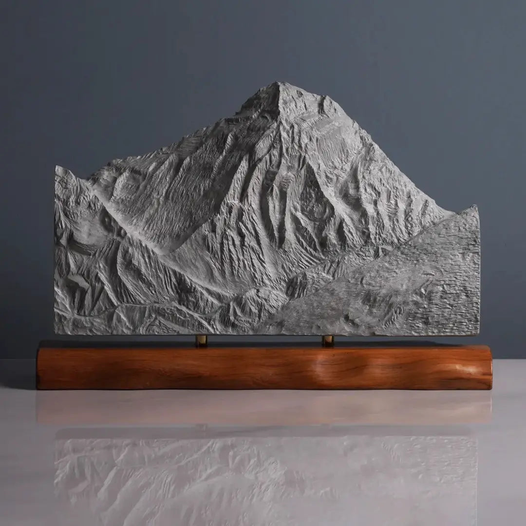 Mount Everest Sculpture (View from Gokyo Valley, Nepal) Sculpted Peaks