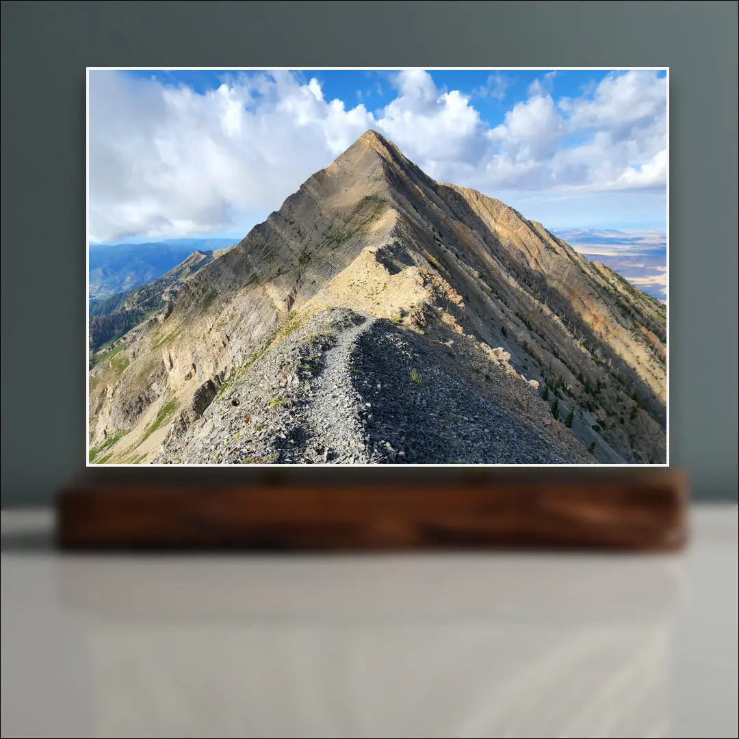 Mount Nebo Sculpture (View from Nebo Loop Trail, Utah) Sculpted Peaks