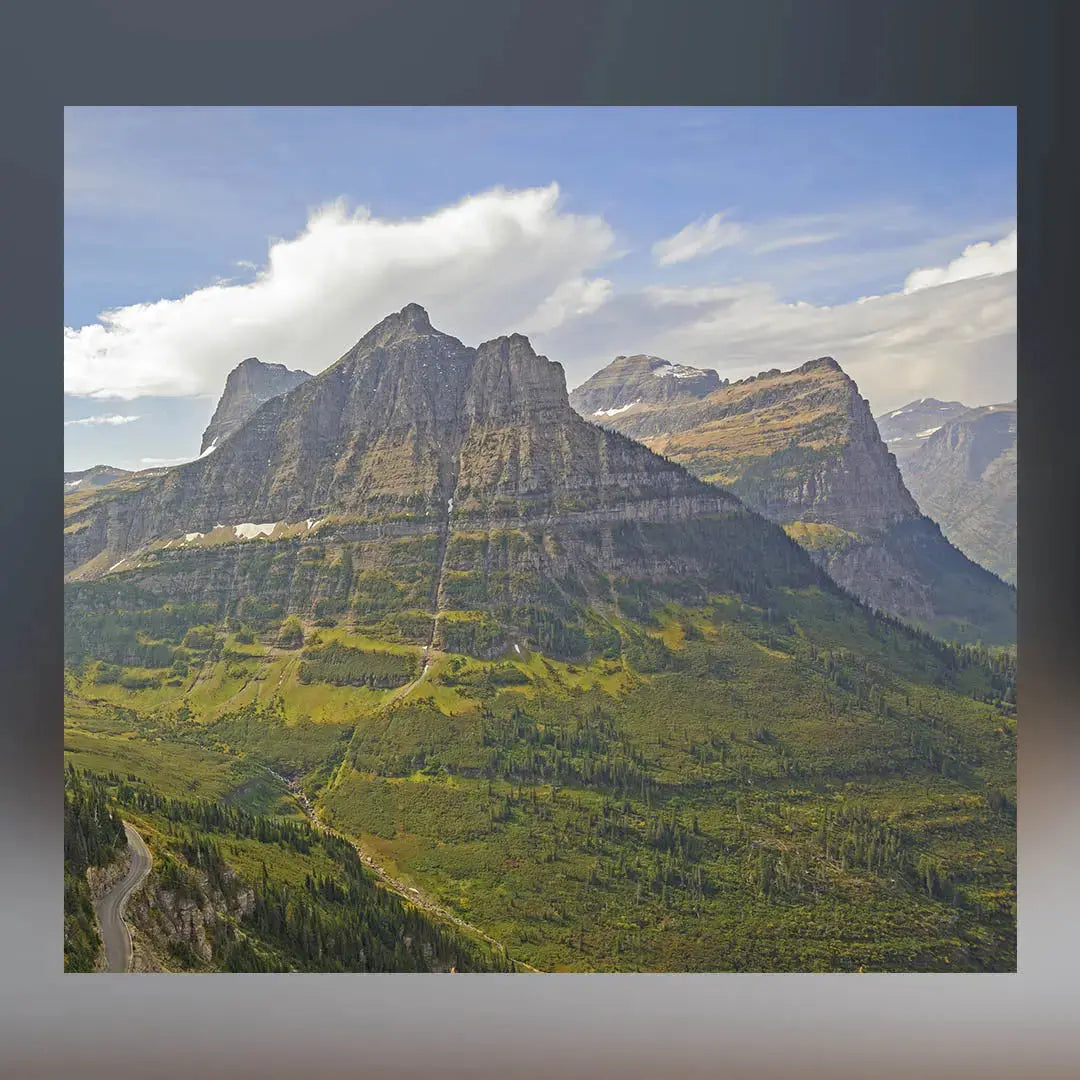 Mount Oberlin Sculpture (Glacier National Park, Montana) Sculpted Peaks
