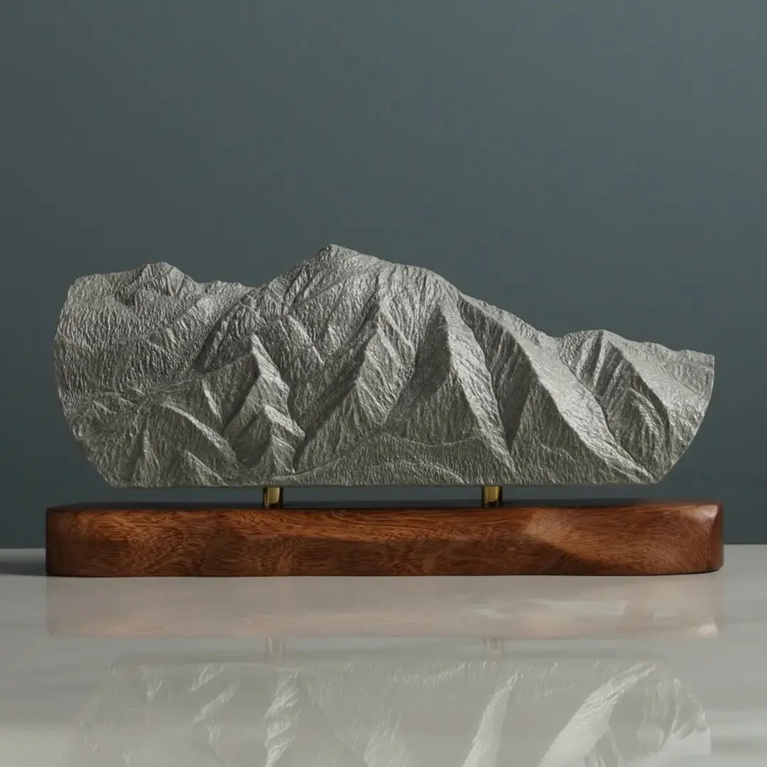 Mount Olympus Sculpture (View from Millcreek, Utah) Sculpted Peaks