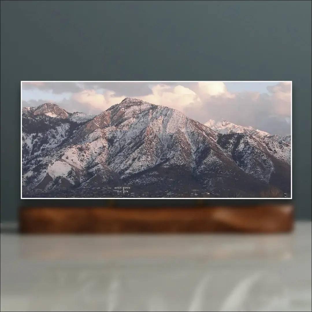 Mount Olympus Sculpture (View from Millcreek, Utah) Sculpted Peaks