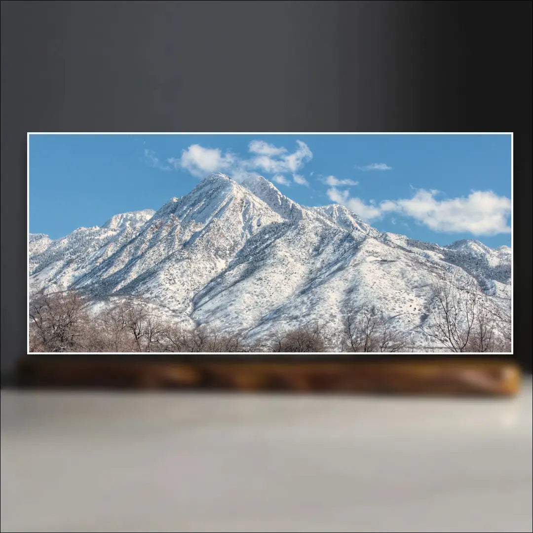 Mount Olympus Sculpture (View from Salt Lake Valley, Utah) Sculpted Peaks