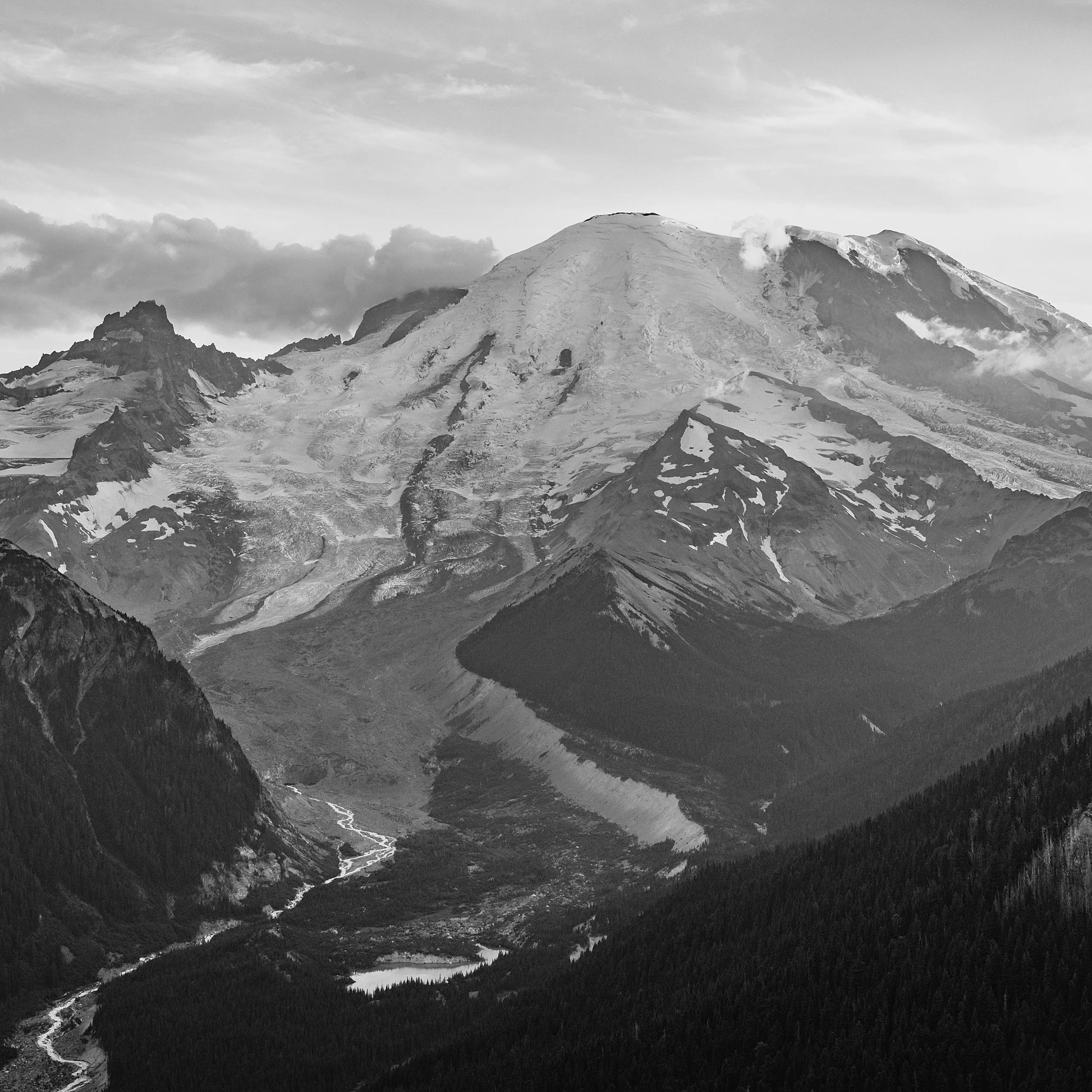 Mount Rainier (Northeast Valley View, Washington) First Edition Sculpture Sculpted Peaks