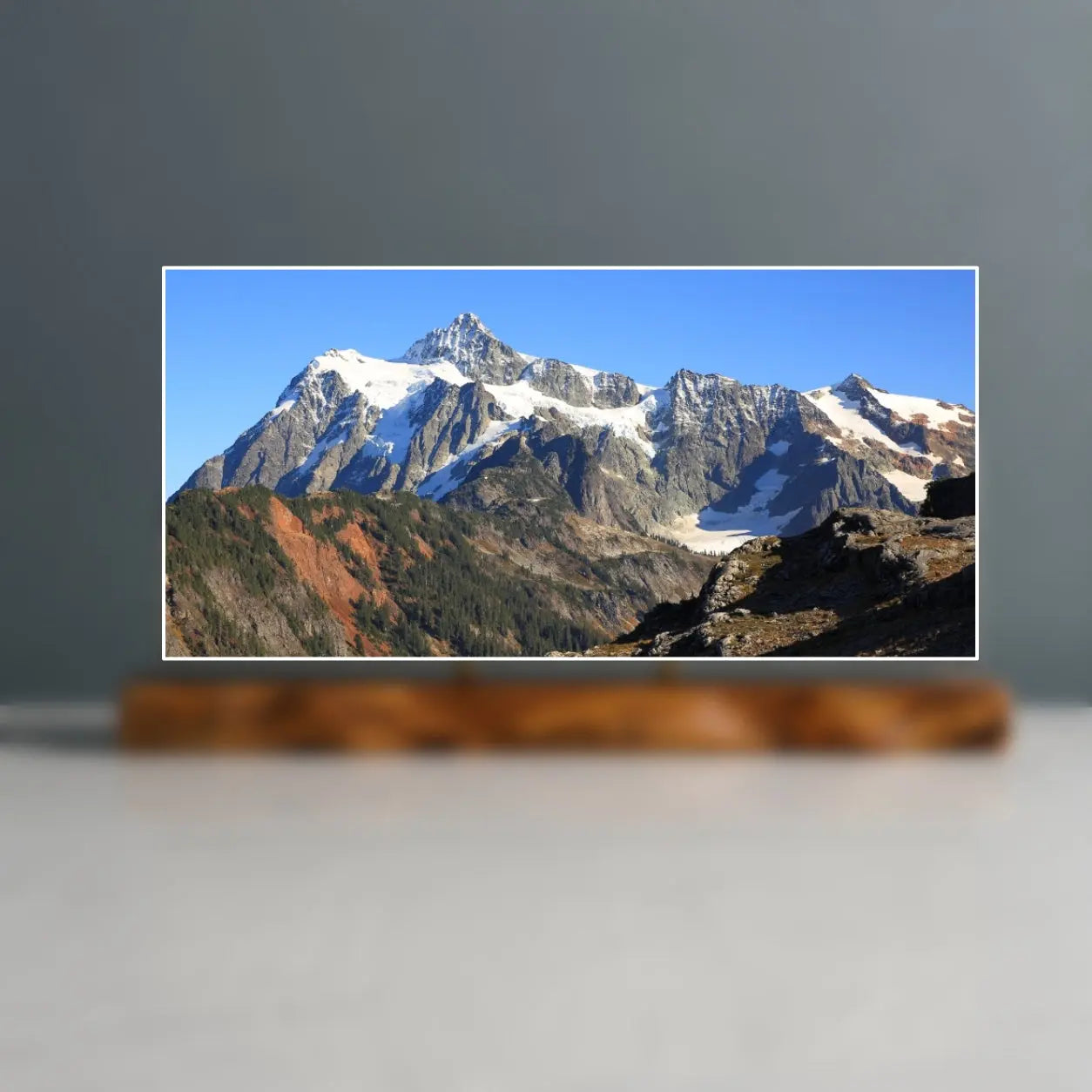 Mount Shuksan Sculpture (Squared Bottom, View from Mount Baker, Washington) Sculpted Peaks