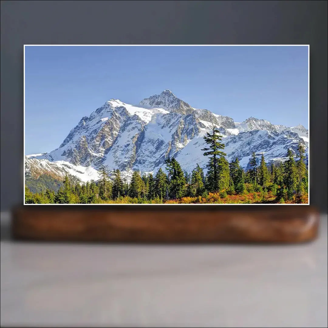 Mount Shuksan Sculpture (View from Picture Lake, Washington) Sculpted Peaks