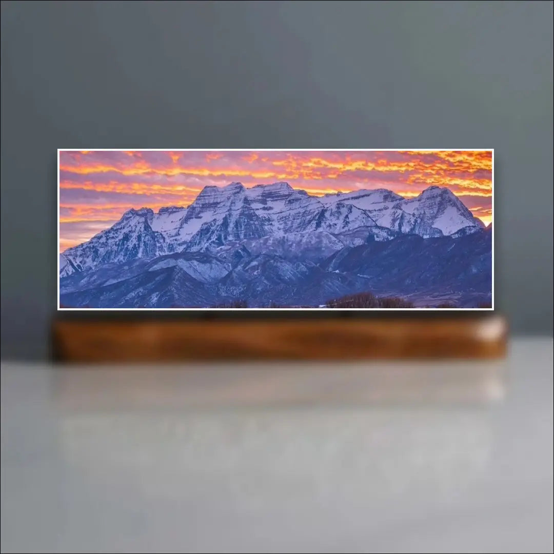 Mount Timpanogos Sculpture (Sleeping Princess, Utah) Sculpted Peaks
