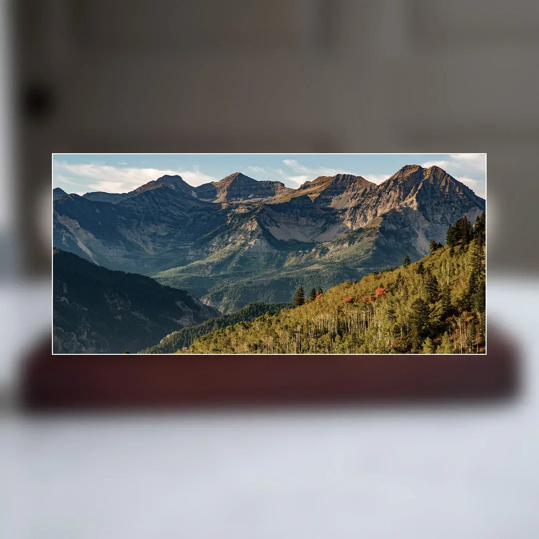 Mount Timpanogos (View from Silver Glance Lake) Sculpture Sculpted Peaks