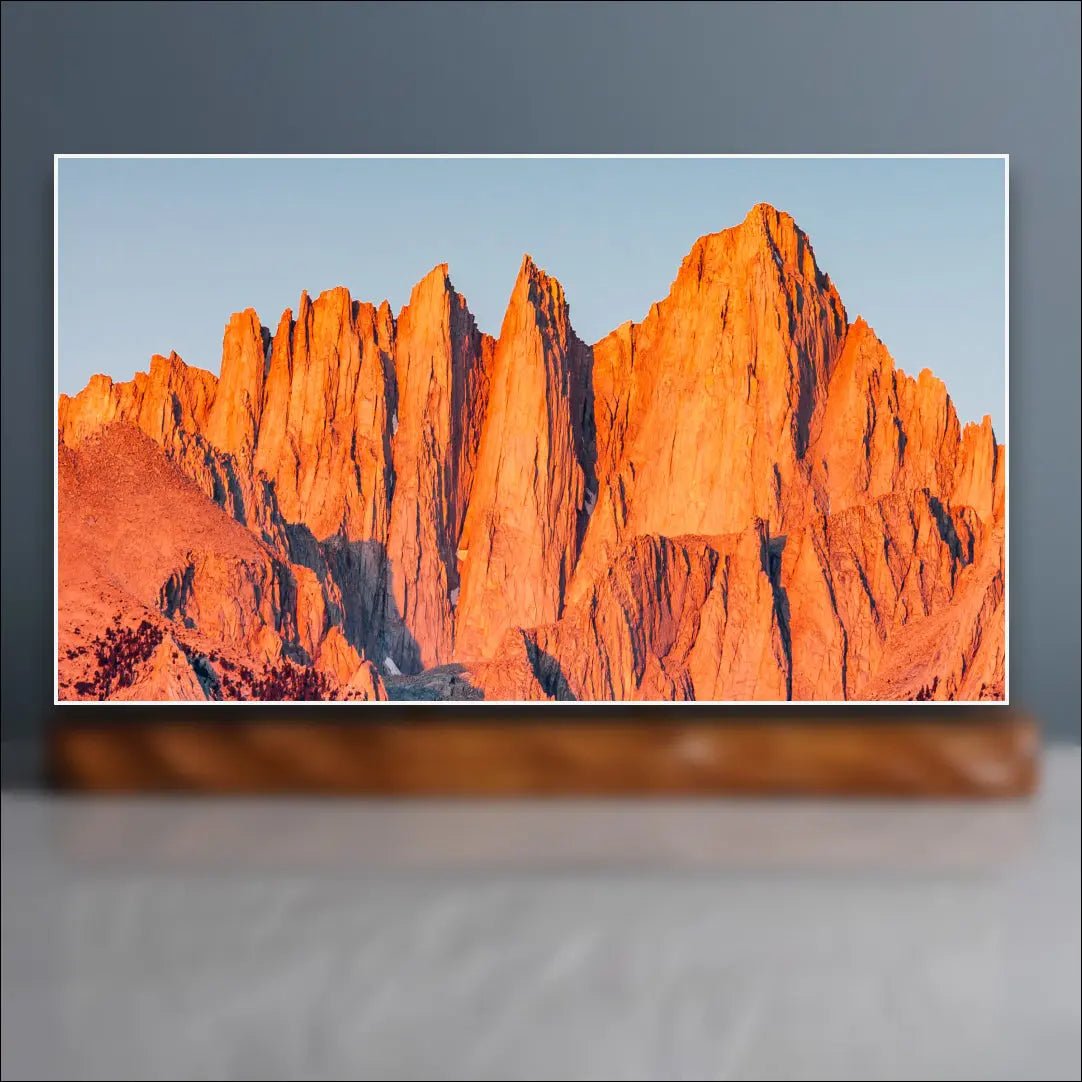Mount Whitney Sculpture (View from Lone Pine, California) - Special Edition Sculpted Peaks