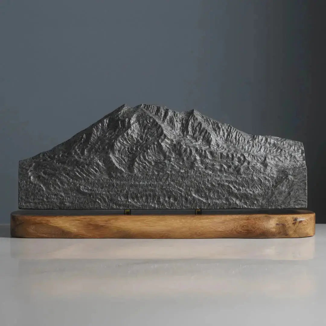 Mount Adams Sculpture (View from Trout Lake, Cascade Range, Washington) Sculpted Peaks