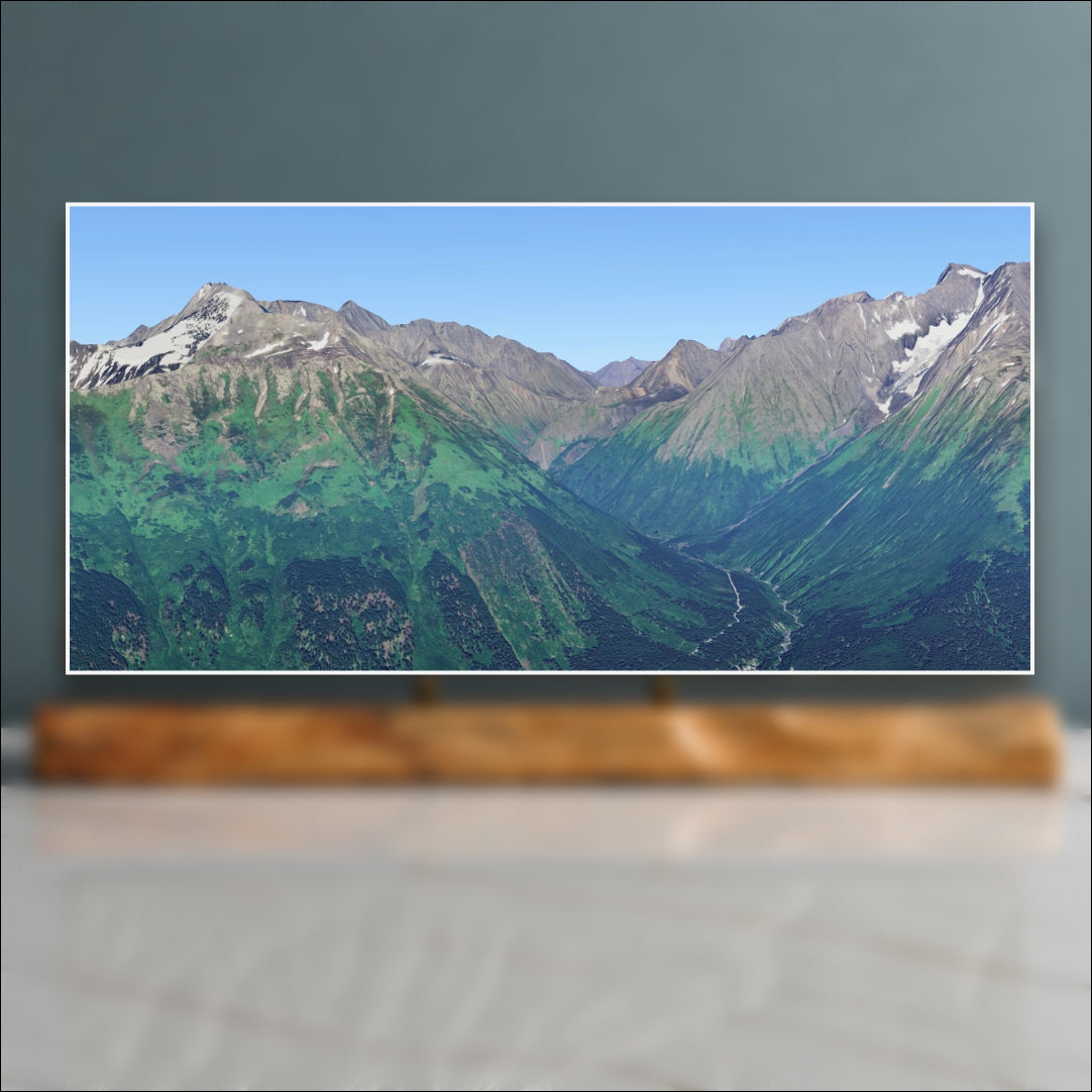 Mount Alyeska Sculpture - Roundhouse View