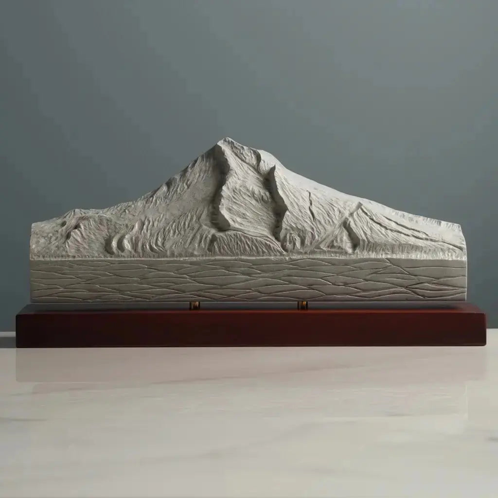 Mount Hood Sculpture (View from Portland, Oregon) Sculpted Peaks
