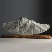 Mount Olympus (View from Salt Lake Valley, Utah) Sculpture Sculpted Peaks