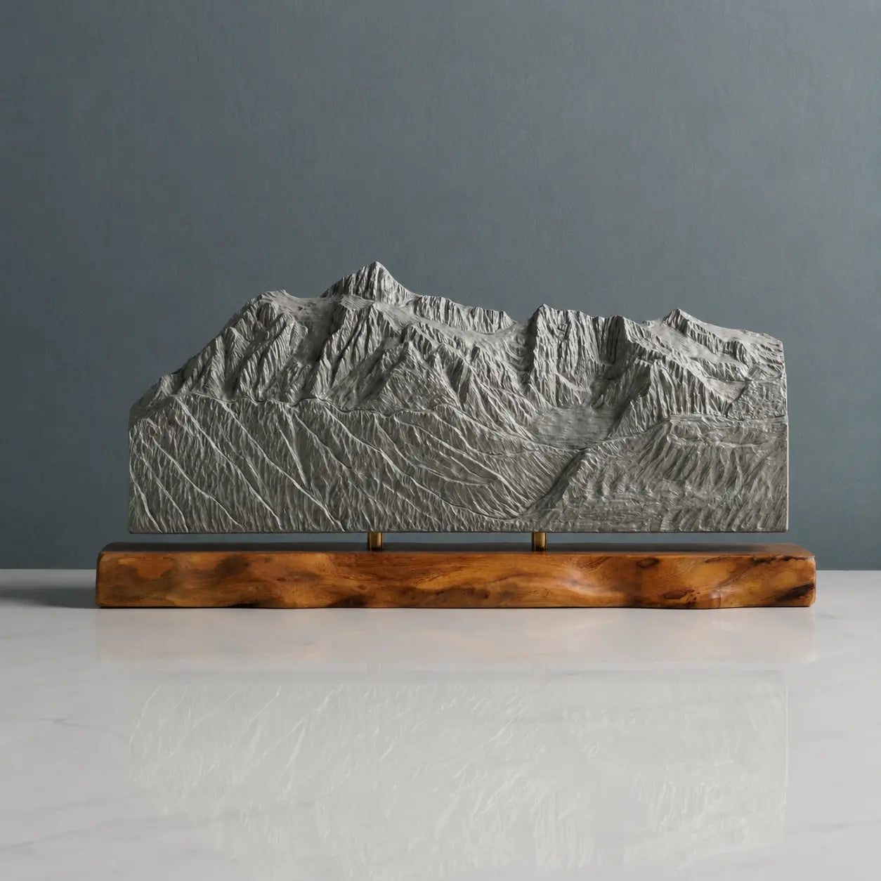 Mount Shuksan Sculpture (Squared Bottom, View from Mount Baker, Washington) Sculpted Peaks