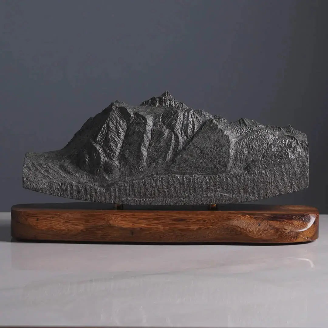 Mount Shuksan Sculpture (View from Picture Lake, Washington) Sculpted Peaks